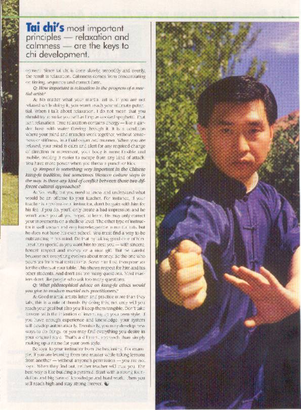 Grandmaster Discusses Tai Chi Principles