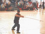 David Wong Performing the Spear