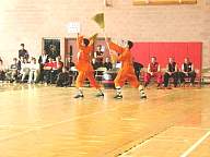 Concord Kung Fu's instructors' monks skit fighting.jpg