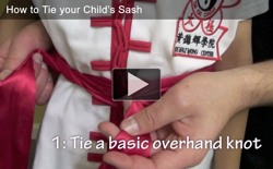Tie Your Child's Sash