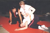 Sifu Jason Wong teaching another ground fighting technique